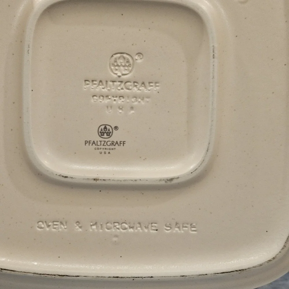Pfaltzgraff Set of 2 Stoneware Baking Dishes Oven Safe‎ Casserole Dish USA